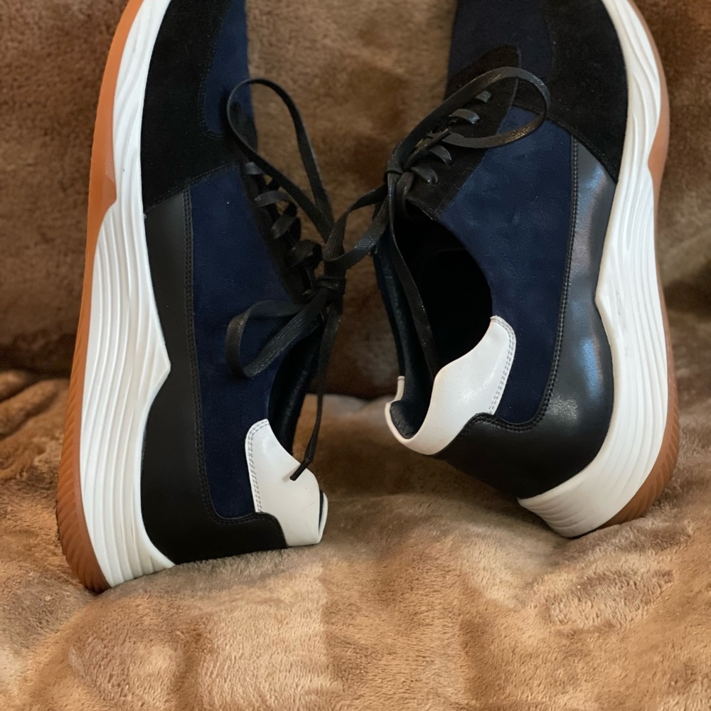 French connection men’s leather sneakers
